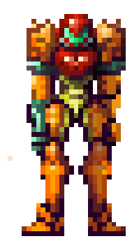 Samus animatio Pixel art